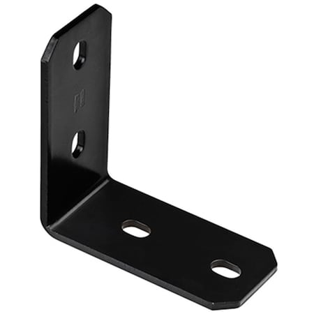 Eat-In N351-501 6.2 in. Black Powder Coated Steel Corner Brace EA878758